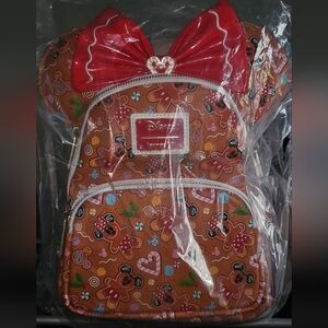Disney Gingerbread Loungefly Backpack with Matching Ears
